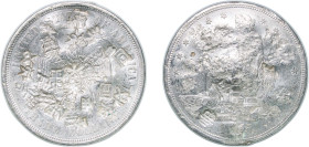 United States Federal republic 1875 1 Dollar "Trade Dollar" Silver (.900) 27.17g VF Chopmarked KM 108