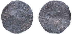 Venezuela Guayana Venezuelan provinces 1813 - 1817 ½ Real - Fernando VII (Royalist coinage) Copper 1.92g VF C 41 NCV mpg0.5r-aa NCV mpg0.5r-ab