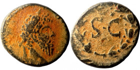 Seleucis and Pieria. Antioch. Lucius Verus, 161-169. Laureate head of Lucius Verus right. Rev. S C, Ε below, all within laurel wreath. 
20mm 7,55g
A...