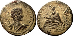 Caracalla. (198-217 AD). Æ Bronze. Syria. Antioch. 
25mm 10,09g
Artificial sand patina