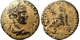 Caracalla. (198-217 AD). Æ Bronze. Syria. Antioch. 
26mm 10,06g
Artificial sand patina
