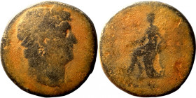 Hadrian 117-138AD AE Sestertius Bronze
30mm 25,22g
Artificial sand patina