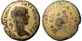 Roman coin
32mm 20,30g
Artificial sand patina