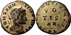 Constantinus I. (306-337 AD). Follis. 
18mm 2,07g
Artificial sand patina