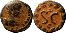 Diadumedian 217-218 AD Bronze Roman 
16mm 3,40g
Artificial sand patina