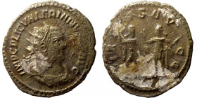 Roman Empire - Valerian I. (A.D. 253-260.) Silvered billon antoninianus 
22mm 2,94g