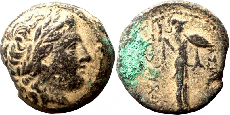 SELEUKID KINGS of SYRIA. Seleukos I Nikator, 312-281 BC. Ae (bronze, 7.81 g, 20 ...