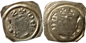 Rudolf von Habsburg, 1276-1281 Steiermark: Pfennig Graz or Oberzeiring 
17mm 0,47g