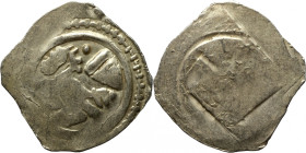 Albrecht I. 1282-1298 Pfennig o.J. Graz oder Oberzeiring 
19mm 0,78g