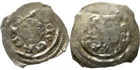 Rudolf von Habsburg, 1276-1281 Steiermark: Pfennig Graz or Oberzeiring 
17mm 0,57g