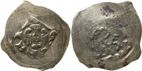 Rudolf von Habsburg, 1276-1281 Steiermark: Pfennig Graz or Oberzeiring 
21mm 0,92g