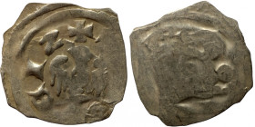 Rudolf von Habsburg, 1276-1281 Steiermark: Pfennig Graz or Oberzeiring 
15mm 0,41g