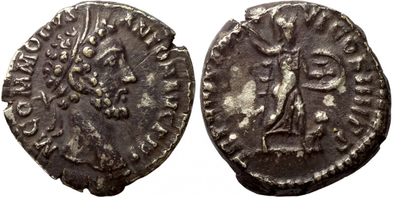 COMMODUS (177-192).Rome.Denarius.Obv : M COMMODVS ANTON AVG PIVS.Laureate head r...