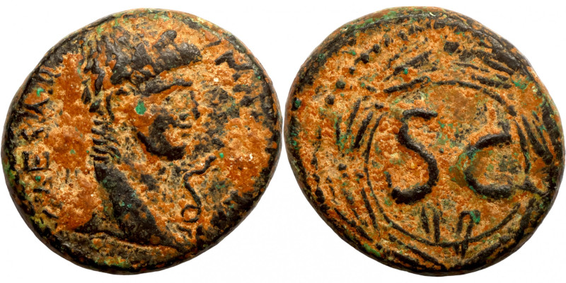 Tiberius , AD 79-81 Bronze
20mm 7,28g