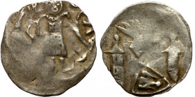 Medieval coin. Denar Brandenburg German States silver
14mm 0,60g