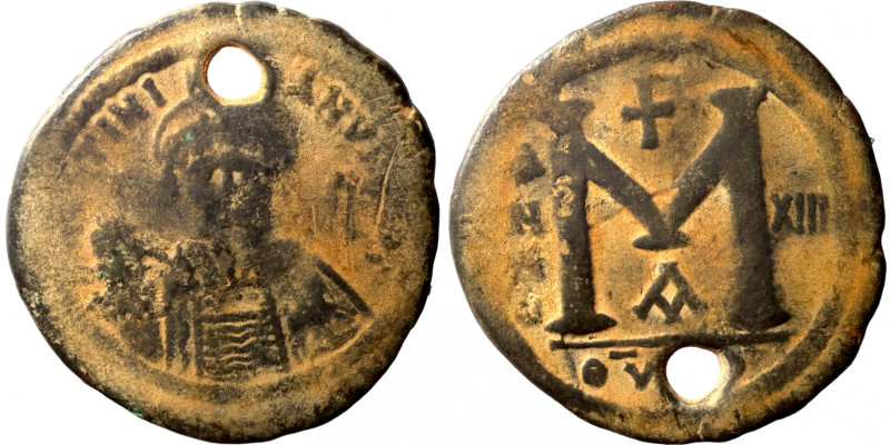 Byzantine coin
42mm 17,49g
Artificial sand patina