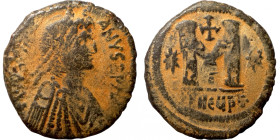 Byzantine coin
31mm 13,22g
Artificial sand patina