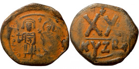 Byzantine coin
25mm 5,39g
Artificial sand patina