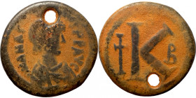 Byzantine coin
19mm 4,04g
Artificial sand patina