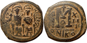 Byzantine coin
28mm 12,45g
Artificial sand patina