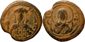 Byzantine coin
18mm 2,14g
Artificial sand patina