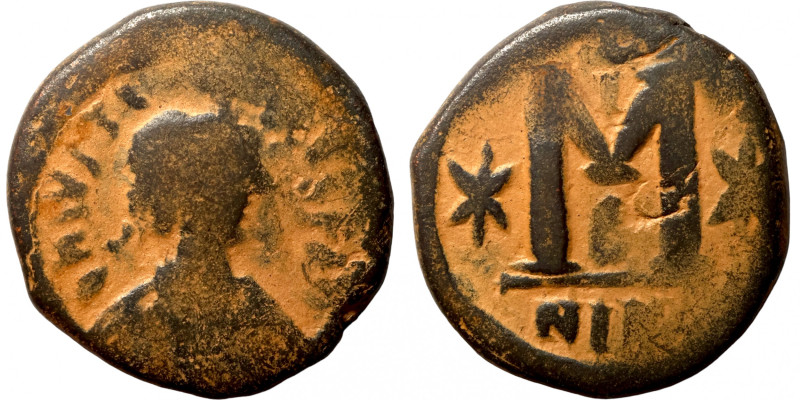 Byzantine coin
28mm 15,43g
Artificial sand patina