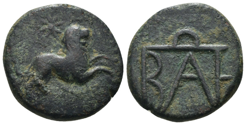 Bosporus Kingdom. Polemon I. (ca. 15/14-8 BC) Bronze Æ. Weight 5,14 gr - Diamete...
