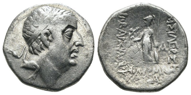 Cappadocia. Ariobarzanes I Philoromaios (95-63 BC). AR Drachm. Eusebeia. Weight ...