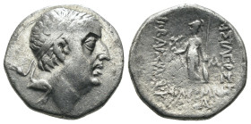 Cappadocia. Ariobarzanes I Philoromaios (95-63 BC). AR Drachm. Eusebeia. Weight 4,05 gr - Diameter 15 mm