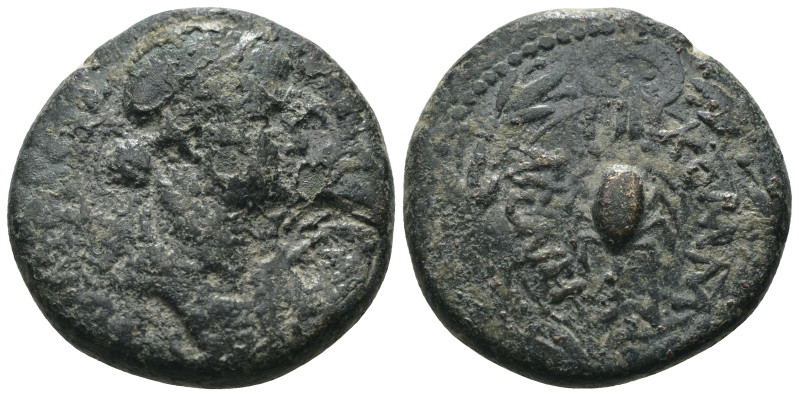 Commagene. Iotape. (38-72 AD) Æ Bronze. Obv: diademed bust right. Rev: scorpion ...