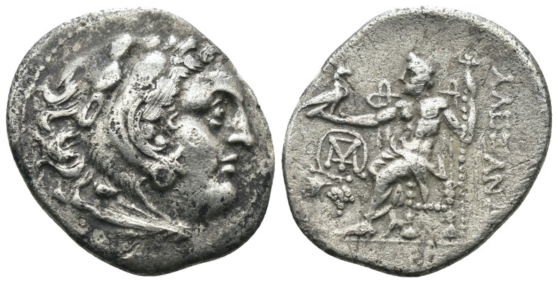 Macedonia. Alexander the Great. (336-323 BC) AR Drachm. Obv: head of Alexander t...