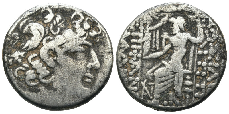 Philp I. Philadelphos. (95-75 BC) AR Tetradrachm. Antioch. Obv: diademed head ri...