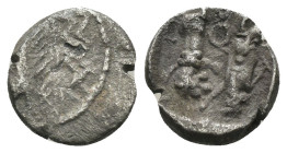Phoenicia, Sidon, AR Obol circa 375-333 BC. Weight 0,65 gr - Diameter 7 mm