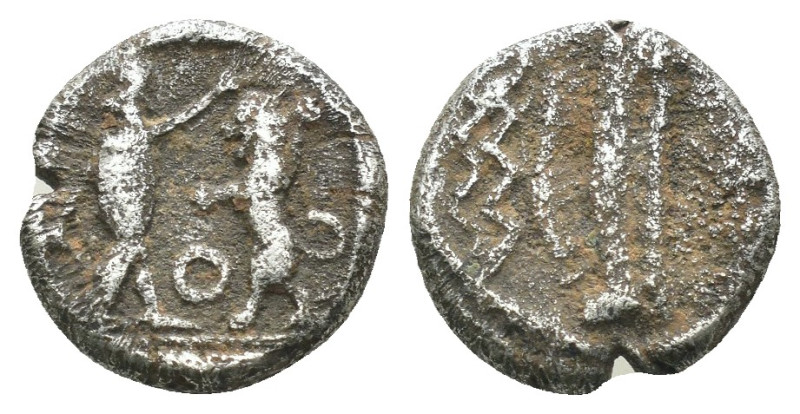 Phoenicia. Arados. (380-350 BC). AR 1/6 Stater. Weight 0,79 gr - Diameter 7 mm