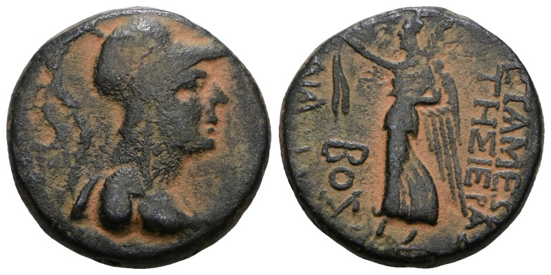 Seleucis and Pieria. Apameia. AE 21. SE 293 = 20/19 BC. Artificial sandpatina. W...