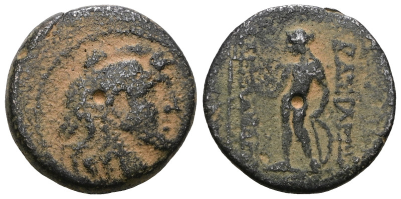 ALEJANDRO I BALAS. Ae. 152-145 a.C. Artificial sandpatina.Weight 5,45 gr - Diame...