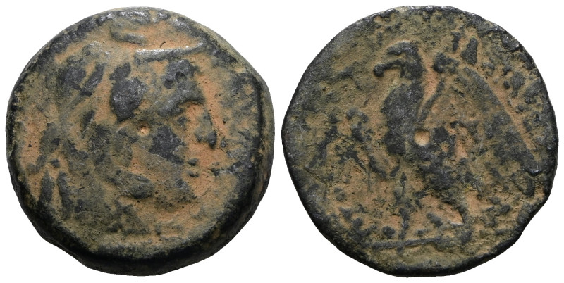 Ptolemaios I., 305 - 282 v. Chr. AE Obolos .. Artificial sandpatina.Weight 9,91 ...