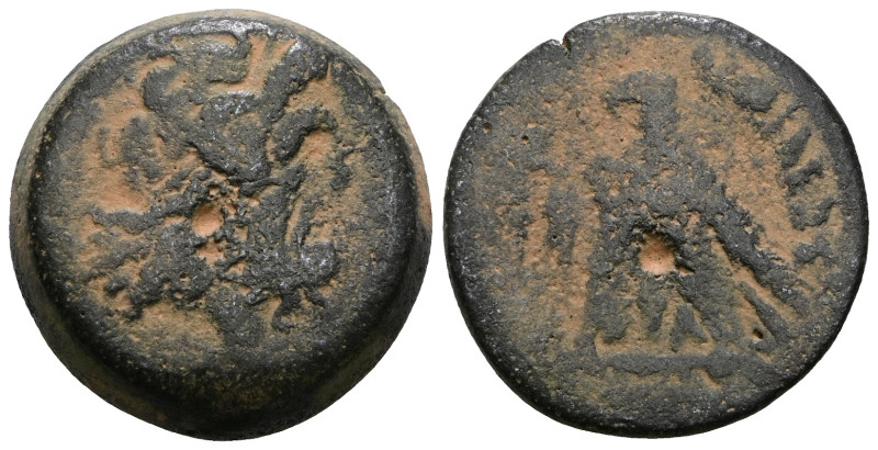 Ptolemy AE. . Artificial sandpatina.Weight 11,00 gr - Diameter 20 mm