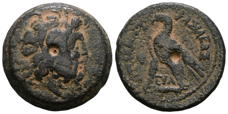 Ptolemy AE. . Artificial sandpatina.Weight 11,27 gr - Diameter 21 mm