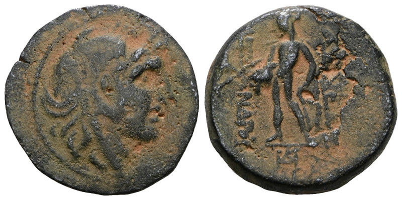 SELEUKID KINGDOM. Alexander I Balas (152-145 BC). Ae. Antioch on the Orontes. Ar...