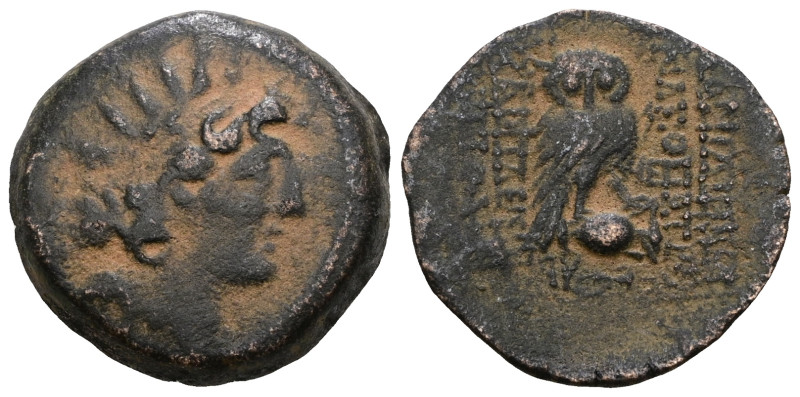 SELEUKID KINGS of SYRIA. Cleopatra Thea & Antiochos VIII, 126/5-121/0 BC. . Arti...