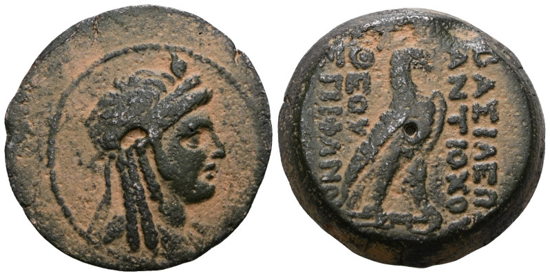 Seleukid Empire, Antiochos IV Epiphanes Antioch on the Orontes, 169-168 BC. Arti...