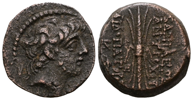 Seleukid Kingdom, Antiochos IX Eusebes Philopator (Kyzikenos), AE 114/3-95 BC. A...