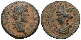 Antoninus Pius. (138-161 AD).Syria. Laodicea ad Mare. Artificial sandpatina. Weight 11,80 gr - Diameter 24 mm