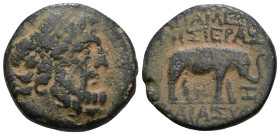 Apamea Æ20. Year 243 = 69/8 BC. Artificial sandpatina. Weight 6,14 gr - Diameter 19 mm
