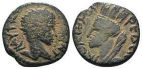 Caracalla ? (198-217). Mesopotamia, Carrhae.Artificial sandpatina Æ.Weight 3,12 gr - Diameter 15 mm