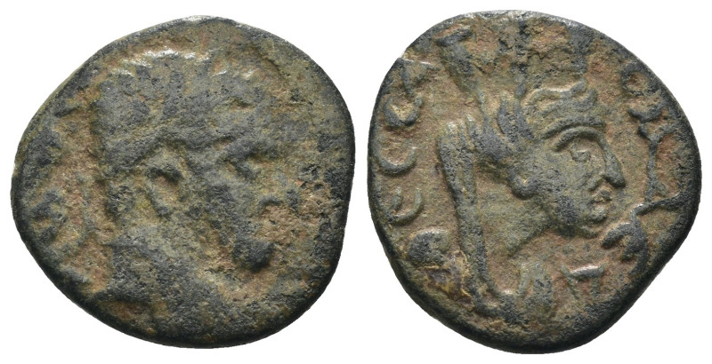 Carrhae. Caracalla. A.D. 198-217. AE . artificial sandpatina.Weight 2,55 gr - Di...