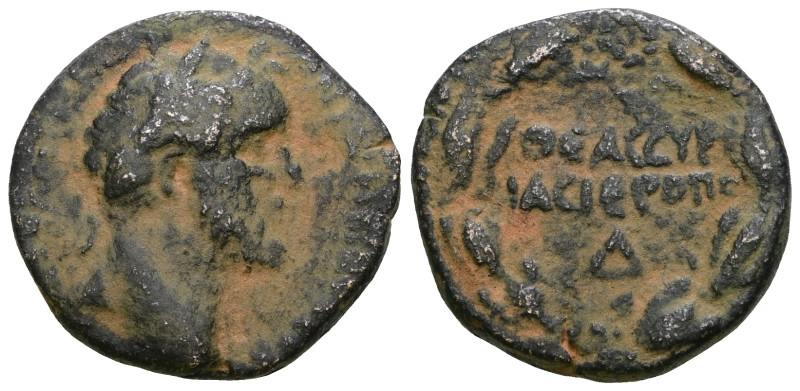 CYRRHESTICA, Hieropolis. Antoninus Pius, 138-161 AD. Artificial Sandpatina. Weig...