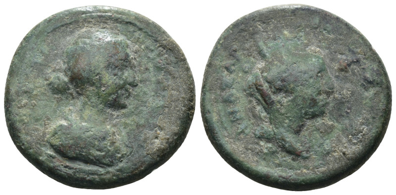 Faustina II. Minor. (176-180 AD) Æ Bronze. Syria. Antioch. Weight 8,01 gr - Diam...