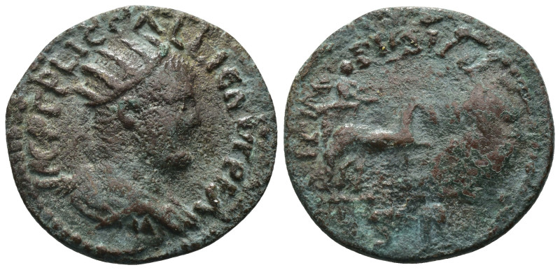 Gallienus. (253-268 AD) Bronze Æ. Pisidia. Antioch. Weight 5,46 gr - Diameter 22...